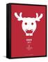 Red Moose Multilingual Poster-NaxArt-Framed Stretched Canvas