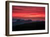 Red Morning Skies, Petaluma Hills, California-null-Framed Photographic Print