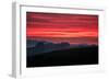 Red Morning Skies, Petaluma Hills, California-null-Framed Photographic Print