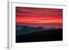 Red Morning Skies, Petaluma Hills, California-null-Framed Photographic Print