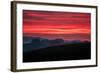 Red Morning Skies, Petaluma Hills, California-null-Framed Photographic Print