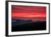 Red Morning Skies, Petaluma Hills, California-null-Framed Photographic Print