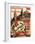 Red Moscow Heart of World Revolution, Poster, 1921-null-Framed Giclee Print