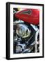 Red Motorcycle-Tammy Putman-Framed Photographic Print