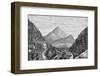 Red Mountain in Yellowstone National Park-Kean Collection-Framed Photographic Print