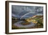 Red Mountain Rainbow-Darren White Photography-Framed Photographic Print