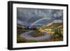 Red Mountain Rainbow-Darren White Photography-Framed Photographic Print