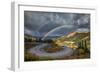 Red Mountain Rainbow-Darren White Photography-Framed Photographic Print