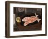 Red Mullet, 1936 (Oil on Canvas)-Paul Cezanne-Framed Giclee Print