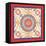 Red Nautical Suzani II-Paul Brent-Framed Stretched Canvas