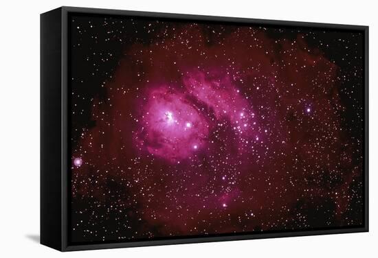 Red Nebula-Stocktrek-Framed Stretched Canvas