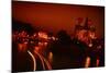 Red Night-Sebastien Lory-Mounted Photographic Print