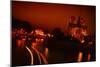 Red Night-Sebastien Lory-Mounted Photographic Print