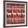 Red Nordic Sweater I-Artique Studio-Framed Art Print