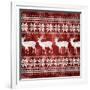 Red Nordic Sweater I-Artique Studio-Framed Premium Giclee Print