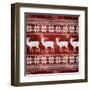 Red Nordic Sweater I-Artique Studio-Framed Art Print