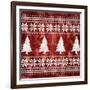 Red Nordic Sweater II-Artique Studio-Framed Premium Giclee Print