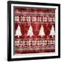 Red Nordic Sweater II-Artique Studio-Framed Premium Giclee Print