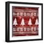 Red Nordic Sweater II-Artique Studio-Framed Art Print