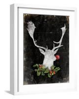 Red Nose-Jace Grey-Framed Art Print