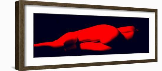 Red Nude Rear View-Ade Groom-Framed Photographic Print