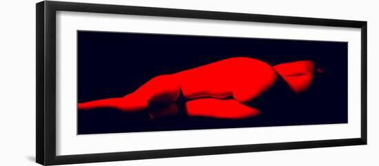 Red Nude Rear View-Ade Groom-Framed Photographic Print