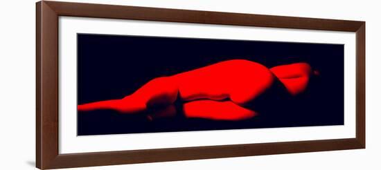 Red Nude Rear View-Ade Groom-Framed Photographic Print