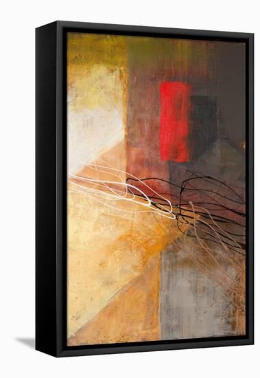 Red on Black II-Michael Marcon-Framed Stretched Canvas