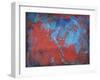 Red on Blue-Tim Nyberg-Framed Giclee Print