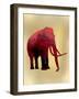 Red on Gold 1-Kimberly Allen-Framed Art Print