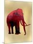 Red on Gold 1-Kimberly Allen-Mounted Art Print