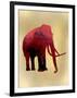 Red on Gold 1-Kimberly Allen-Framed Art Print