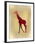 Red on Gold 2-Kimberly Allen-Framed Art Print