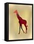 Red on Gold 2-Kimberly Allen-Framed Stretched Canvas