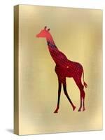 Red on Gold 2-Kimberly Allen-Stretched Canvas