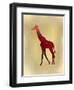 Red on Gold 2-Kimberly Allen-Framed Art Print