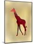 Red on Gold 2-Kimberly Allen-Mounted Art Print