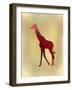 Red on Gold 2-Kimberly Allen-Framed Art Print