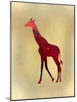 Red on Gold 2-Kimberly Allen-Mounted Art Print