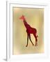 Red on Gold 2-Kimberly Allen-Framed Art Print