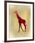 Red on Gold 2-Kimberly Allen-Framed Art Print