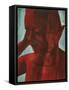 Red One Second Noise-Graham Dean-Framed Stretched Canvas