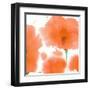 Red Orange Poppies-Sheila Golden-Framed Art Print