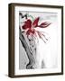 Red Orchid 1-Rabi Khan-Framed Art Print