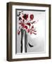 Red Orchid 2-Rabi Khan-Framed Art Print