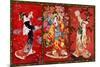 Red Oriental Trio-Haruyo Morita-Mounted Art Print