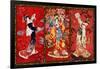 Red Oriental Trio-Haruyo Morita-Framed Art Print