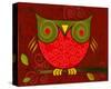 Red Owl-Penny Keenan-Stretched Canvas