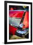 Red Paint And Chrome-George Oze-Framed Photographic Print