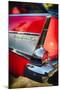 Red Paint And Chrome-George Oze-Mounted Photographic Print